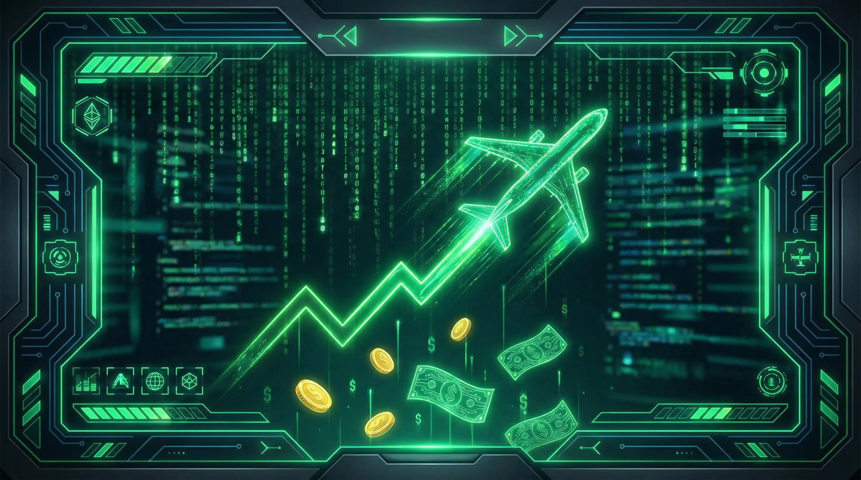 Juego Aviator con avión ascendiendo y multiplicador creciente en Betfair Sportsbook México